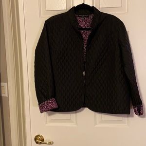 Briggs New York Petite Black Jacket